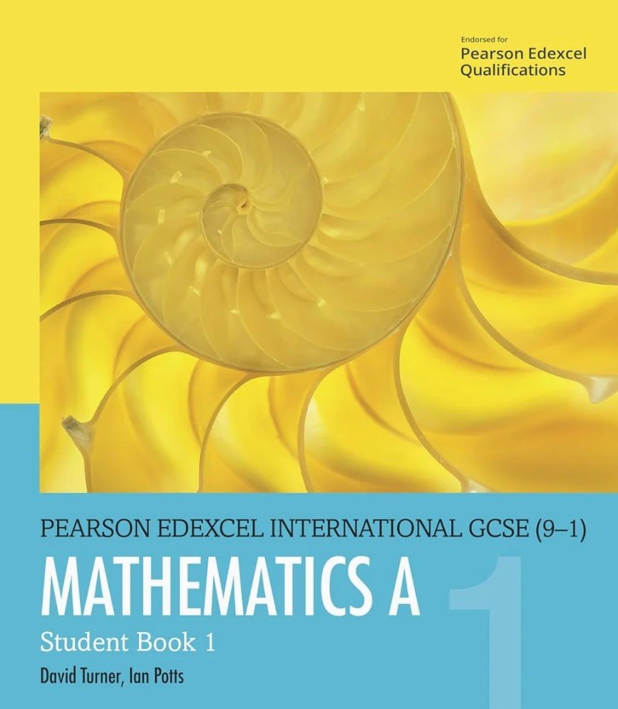 Pearson Edexcel IGCSE Mathematics A (4MA1)